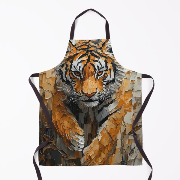 Item preview, Majestic Tiger in Dynamic Impasto Motion designed and sold by Moisky Art.