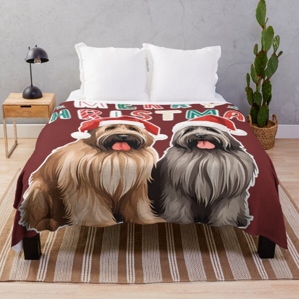 Item preview, Christmas Briards – Merry Christmas designed and sold by GoodyPaws.