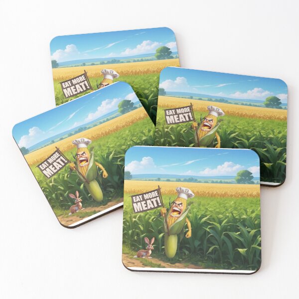 Item preview, Corn’s Bold Message: Eat More Meat! designed and sold by AleksKos.