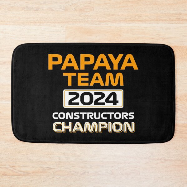 Item preview, Papaya Team 2024 Constructors Champion | Racing Motorsport Design (Black BG) designed and sold by FilipeFerreira.