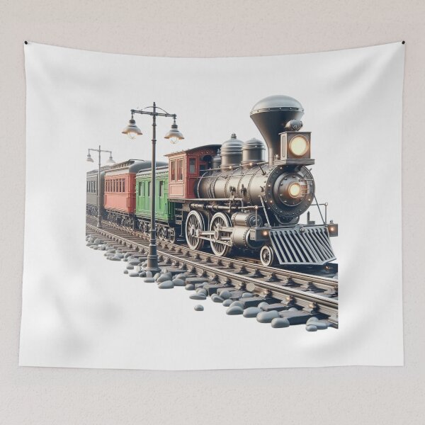 Item preview, Locomotive Train Vintage Design designed and sold by bonnieleigh6902.
