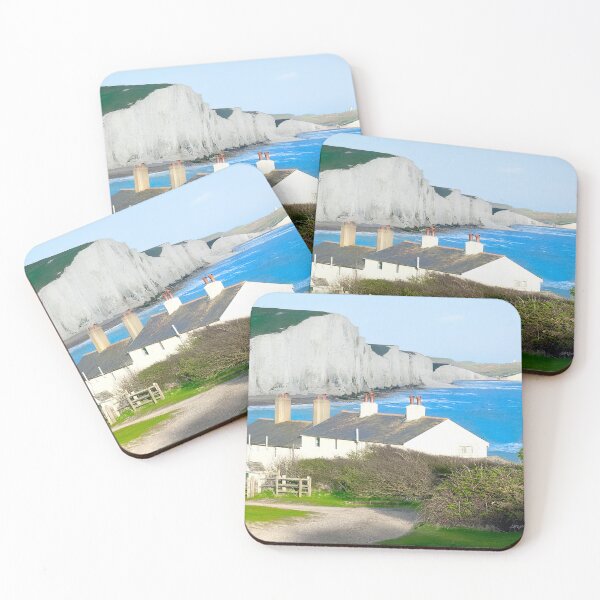 Item preview, The Seven Sisters with Coastguard Cottages Afternoon designed and sold by Adam Gormley.