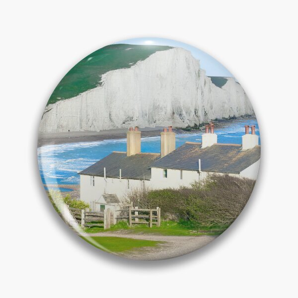 Item preview, The Seven Sisters with Coastguard Cottages Afternoon designed and sold by Adam Gormley.