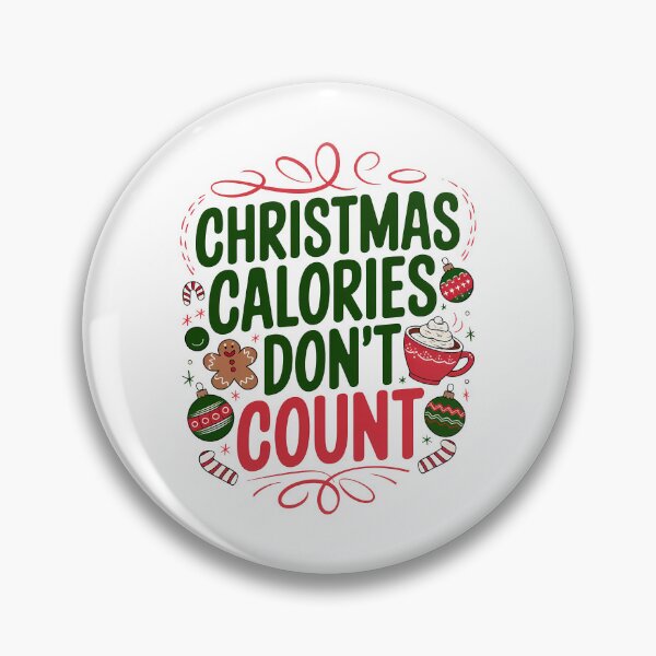 Item preview, Las calorías navideñas divertidas no cuentan designed and sold by TomxDesign.