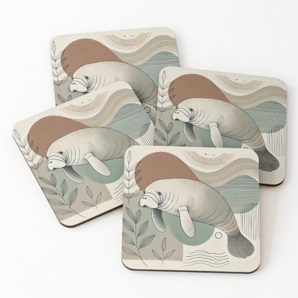 Item preview, Serene Manatee designed and sold by LizzyLooDoo Designs.