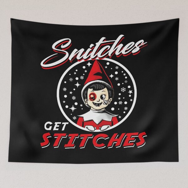 Item preview, Snitches Get Stitches Elf Dks designed and sold by Alema Art.