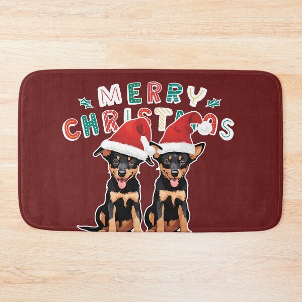 Item preview, Christmas Australian Kelpies – Merry Christmas designed and sold by GoodyPaws.