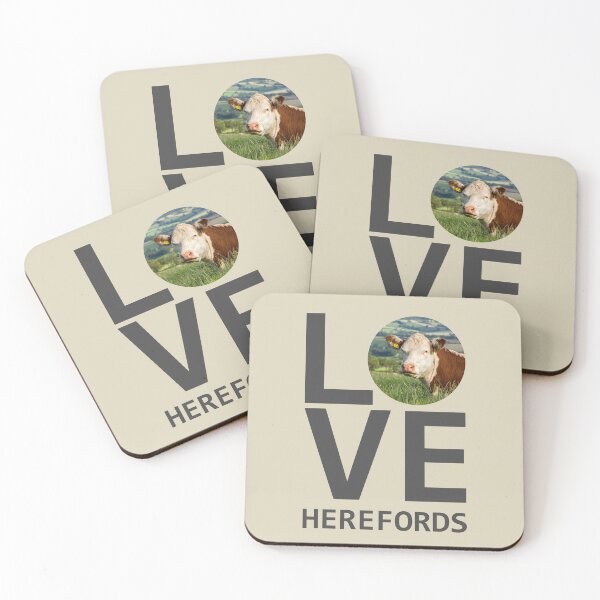 Item preview, LOVE Hereford Cows II designed and sold by Jane Stanley Photography.