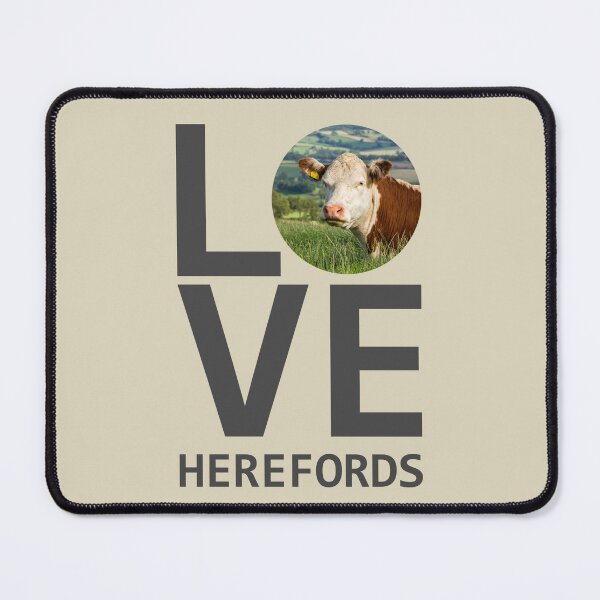 Item preview, LOVE Hereford Cows II designed and sold by Jane Stanley Photography.