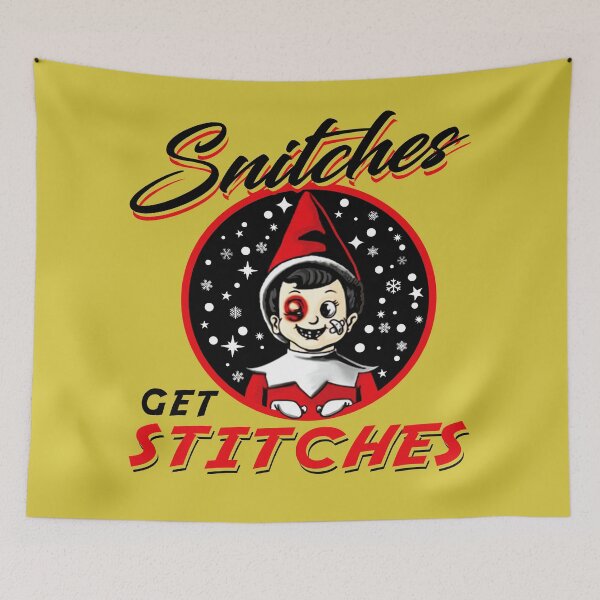 Item preview, Snitches Get Stitches Elf Lts designed and sold by Alema Art.
