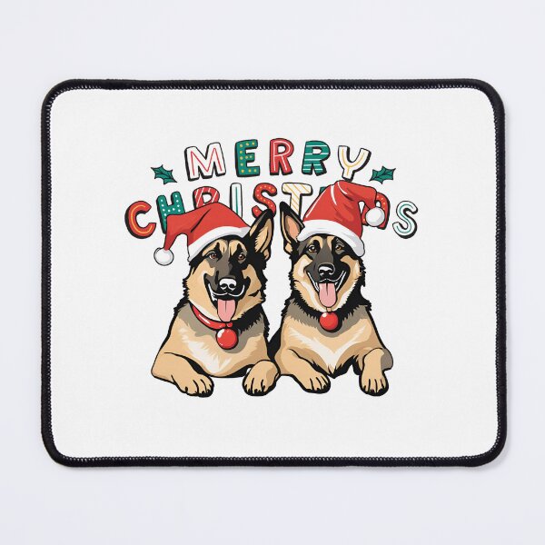 Item preview, Christmas German Shepherds – Merry Christmas designed and sold by GoodyPaws.