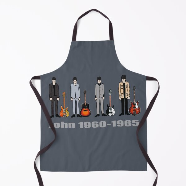 Item preview, John Lennon cartoon with guitars - 1960-1965 eras  designed and sold by Kludoman.