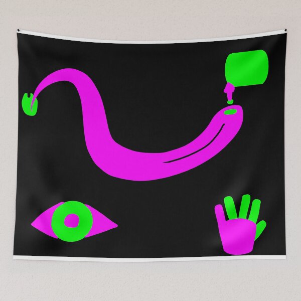 Item preview, Hand, Tongue, Eye Psychedelic designed and sold by RedEyeWolf.