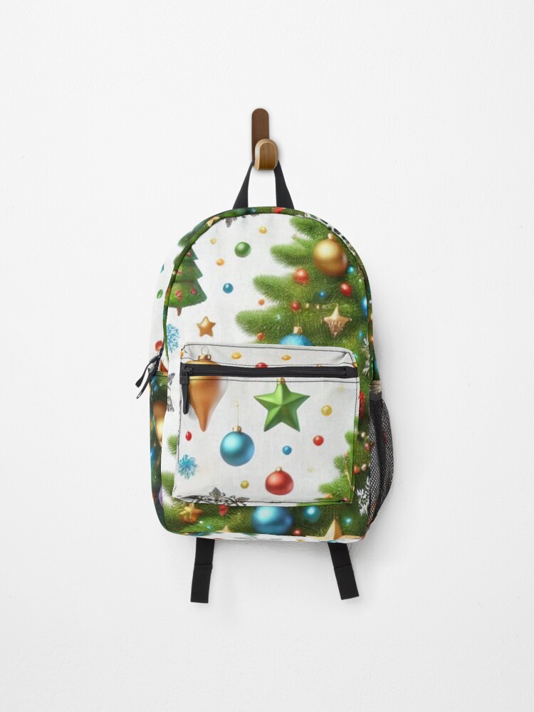 Thumbnail 1 of 3, Backpack, Christmas Tree Colorful Pattern designed and sold by Simplybe1.