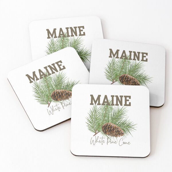Item preview, Maine White Pine Cone State Flower Classic T-shirt Sticker designed and sold by ThinkNature!.