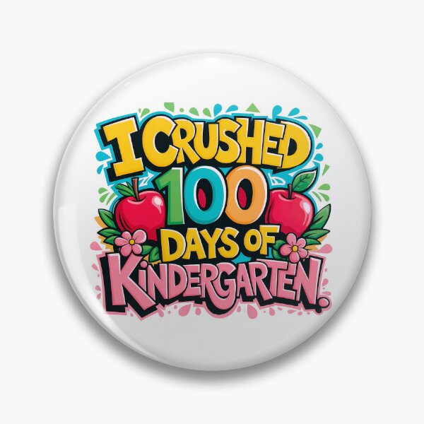 Item preview, I Crushed 100 Days Of Kindergarten:  Fun And Colorful Milestone designed and sold by elynne9.