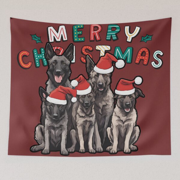 Item preview, Christmas Dutch Shepherds – Merry Christmas designed and sold by GoodyPaws.