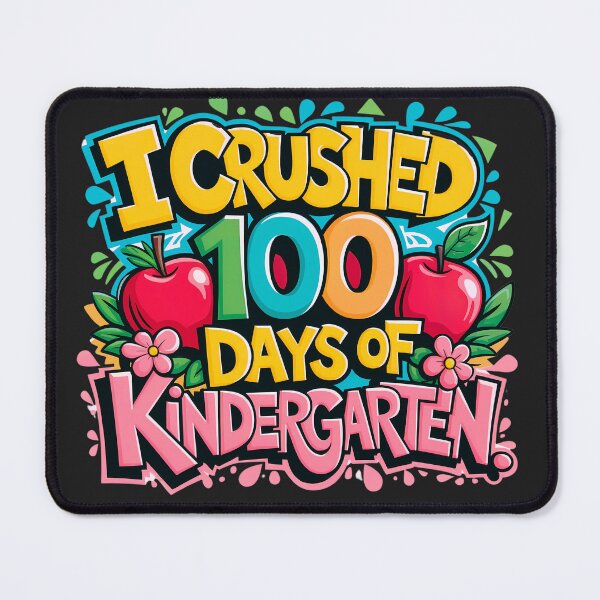 Item preview, I Crushed 100 Days Of Kindergarten:  Fun And Colorful Milestone designed and sold by elynne9.