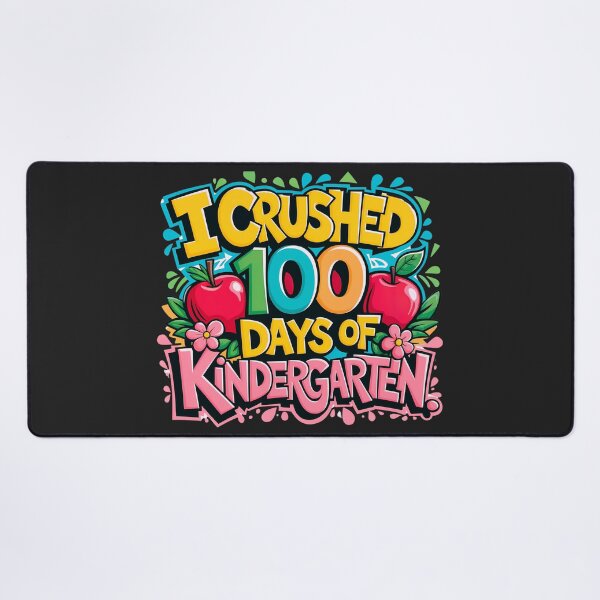 Item preview, I Crushed 100 Days Of Kindergarten: Fun And Colorful Milestone designed and sold by elynne9.