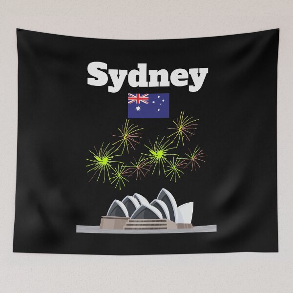 Item preview, Sydney New Years Eve fireworks Operate house Sydney souvenir  designed and sold by Artstastic.