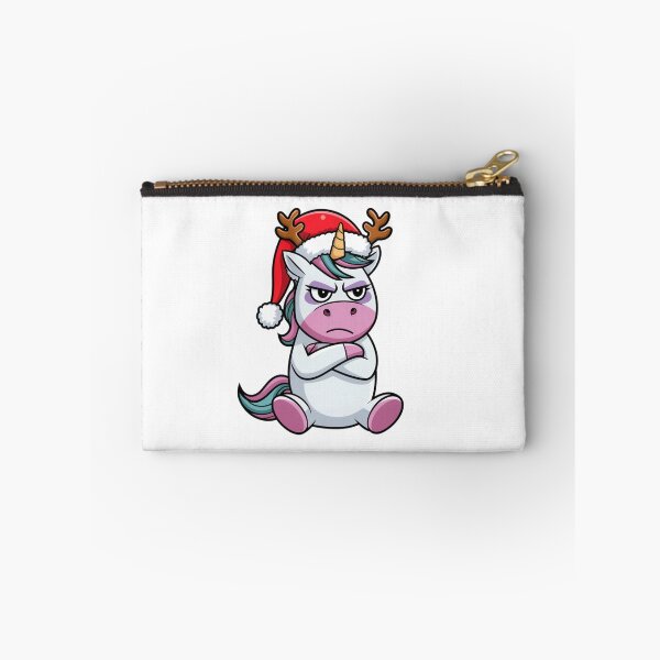 Aperçu de l'œuvre Licorne de Noël grincheuse créée et vendue par jkrphoto.