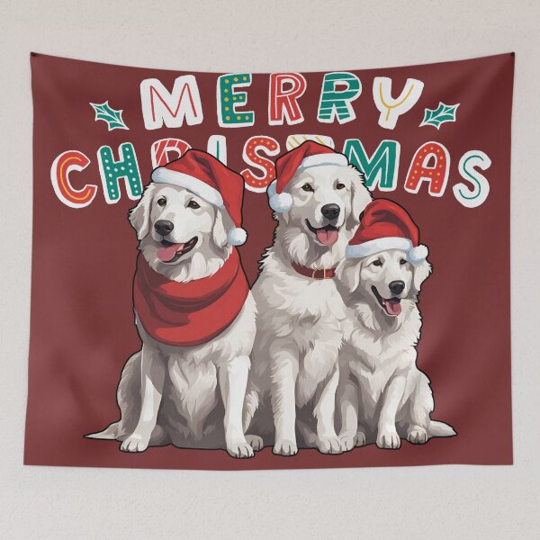 Item preview, Christmas Kuvasz – Merry Christmas designed and sold by GoodyPaws.