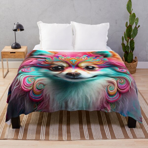 Item preview, The Colorful Pomeranian designed and sold by cfbennettmedia.