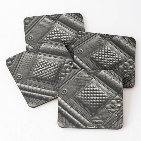 Item preview, Boho Moto Quilted Black Leather Pattern designed and sold by darkskydelights.
