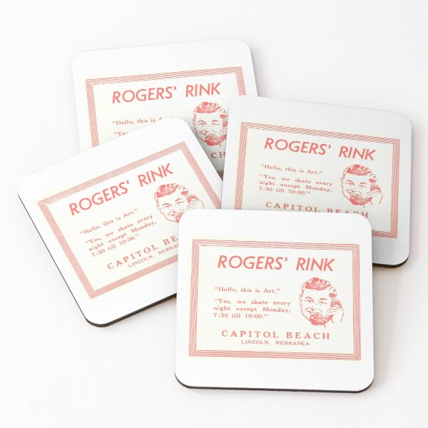 Item preview, Rogers Rink Lincoln Nebraska Roller Skating Rink Sticker Decal Label designed and sold by tislord.