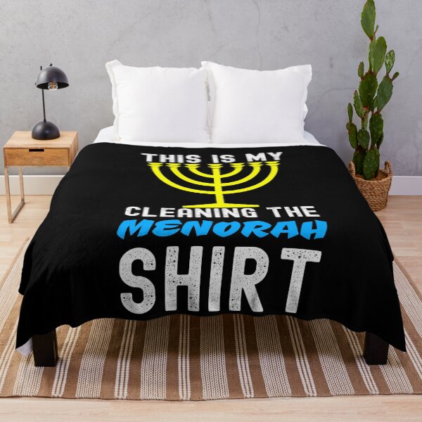 Item preview, This Is My Cleaning The Menorah Funny Hanukkah designed and sold by SharpThreadZ.