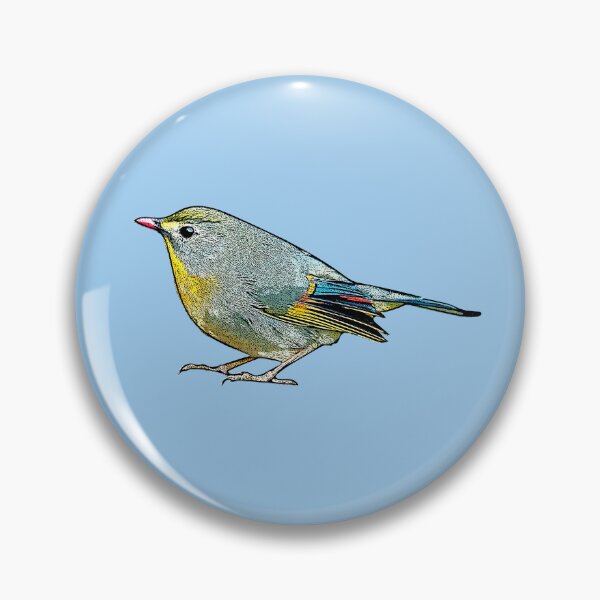 Item preview, Red Billed Leiothrix Black Alternate Design  designed and sold by designsasstultd.