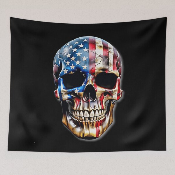 Item preview, AMERICAN SKULL DESIGN designed and sold by Pickle Wicked Designs.