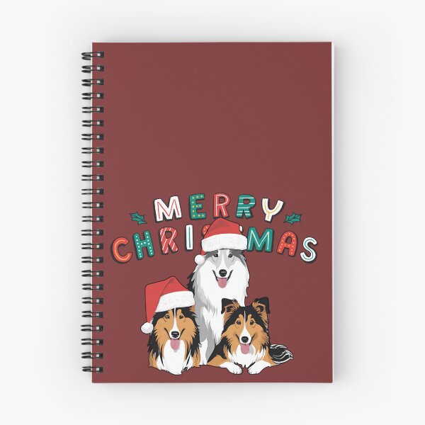 Item preview, Rough Collies – Merry Christmas designed and sold by GoodyPaws.