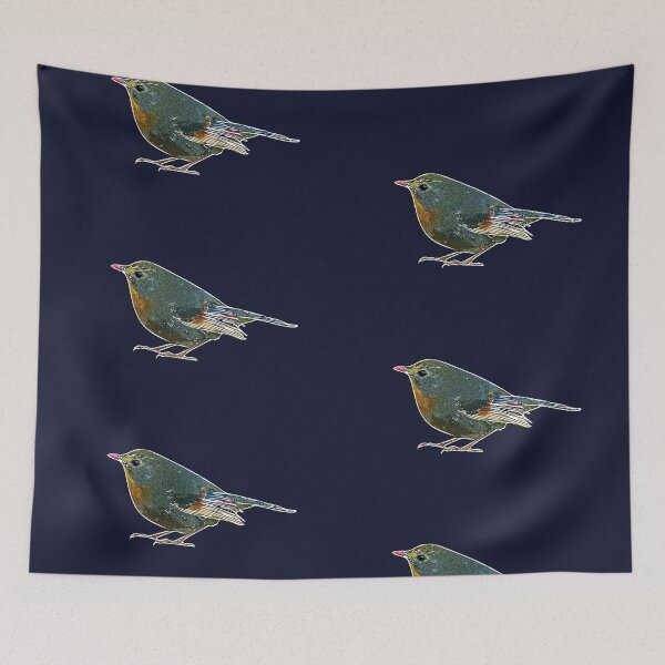 Item preview, Red Billed Leiothrix White Alternate Design  designed and sold by designsasstultd.