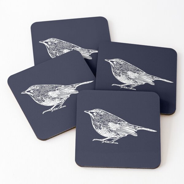 Item preview, Red Billed Leiothrix White Design  designed and sold by designsasstultd.