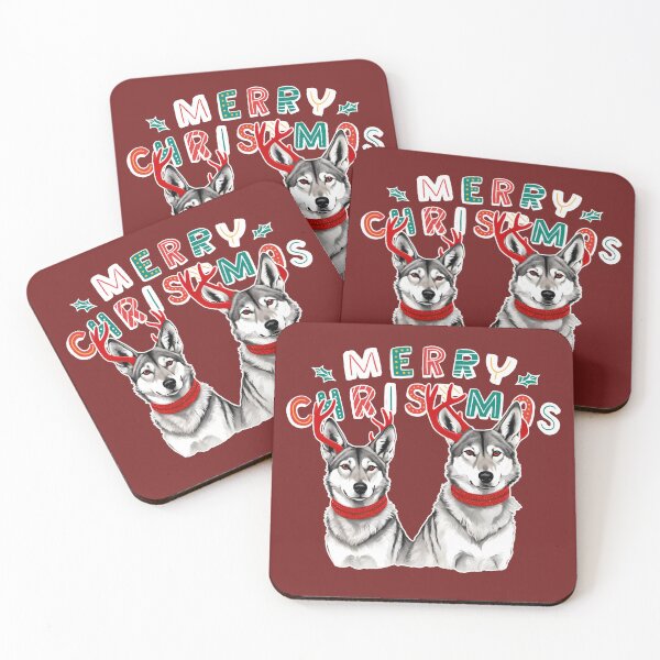 Item preview, Christmas Czechoslovakian Wolfdogs – Merry Christmas designed and sold by GoodyPaws.