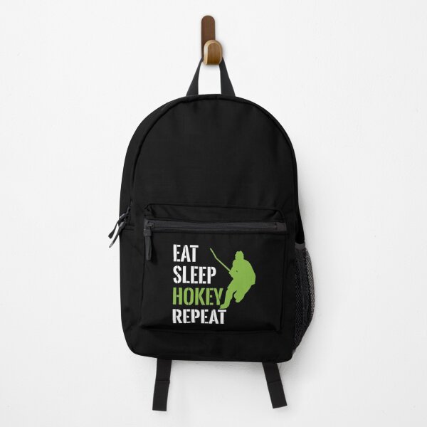 Item preview, Eat Sleep Hokey Repeat - Hockey Player & Lover designed and sold by Smix Pixels.