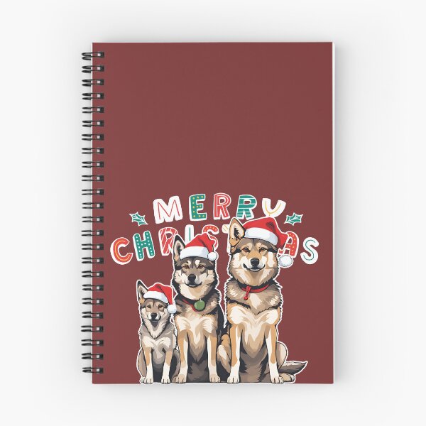 Item preview, Christmas Czechoslovakian Wolfdogs – Merry Christmas designed and sold by GoodyPaws.