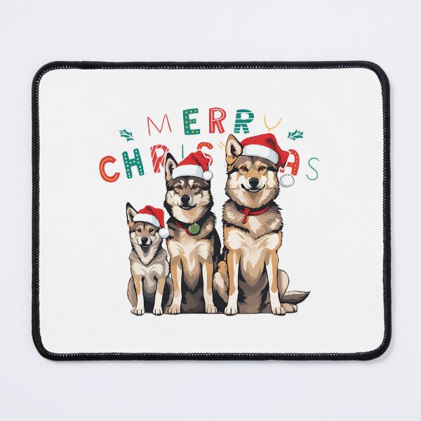 Item preview, Christmas Czechoslovakian Wolfdogs – Merry Christmas designed and sold by GoodyPaws.