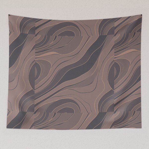 Item preview, Linear Flat Abstract Lines Seamless Pattern designed and sold by hjian8219.