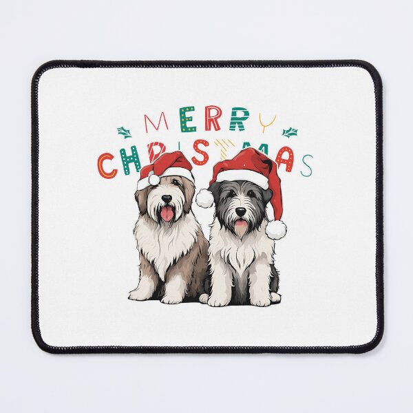 Item preview, Christmas Pyrenean Shepherds – Merry Christmas designed and sold by GoodyPaws.