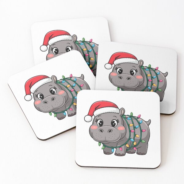 Item preview, christmas hippo designed and sold by jkrphoto.