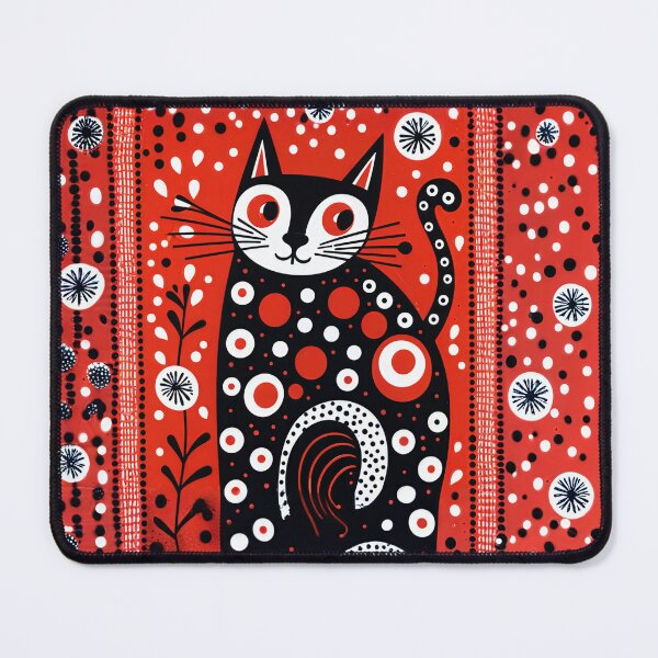 Item preview, Whimsical Black and White Cat 3 designed and sold by SparroCreative.