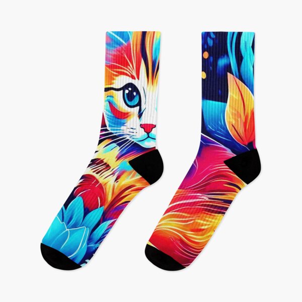 Item preview, Feline Floral Fantasy designed and sold by Health And Fitness Posts e-Store.