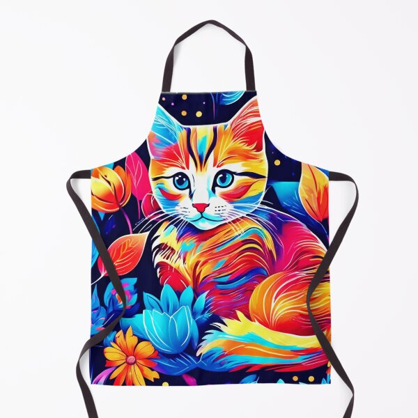 Item preview, Feline Floral Fantasy designed and sold by Health And Fitness Posts e-Store.