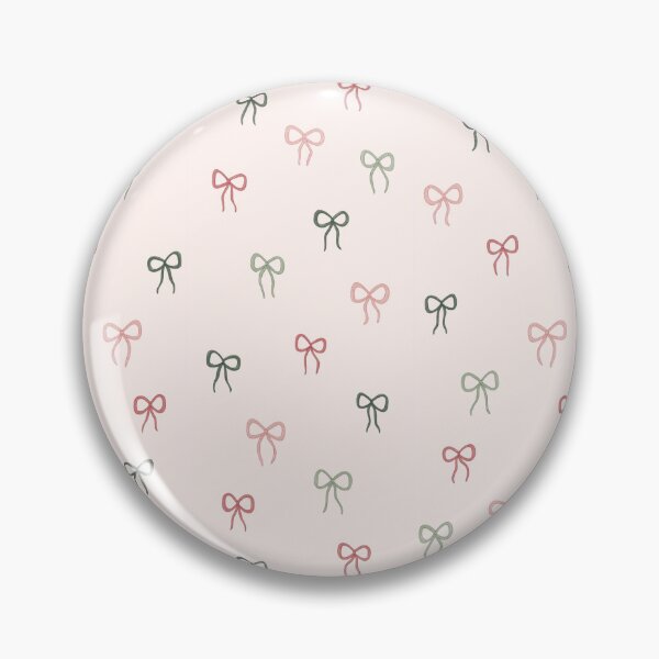 Item preview, Pink Ribbon Bow Coquette Christmas Wallpaper designed and sold by pointense.
