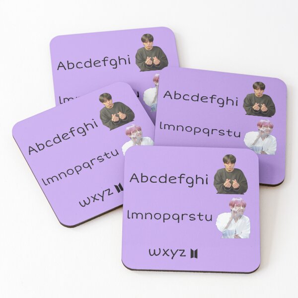 Item preview, Copy of BTS Alphabet Jungkook (JK) and Taehyung (V) designed and sold by HYYH Enthusiast.