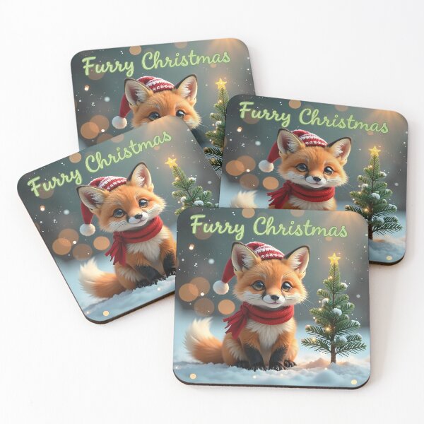 Item preview, Festive Fox - Furry Christmas Design designed and sold by QuickPick Store.