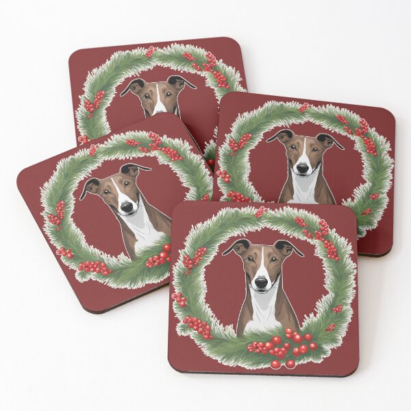 Item preview, Whippet Christmas Joy – Elegant Holiday Design for Dog Lovers designed and sold by GoodyPaws.