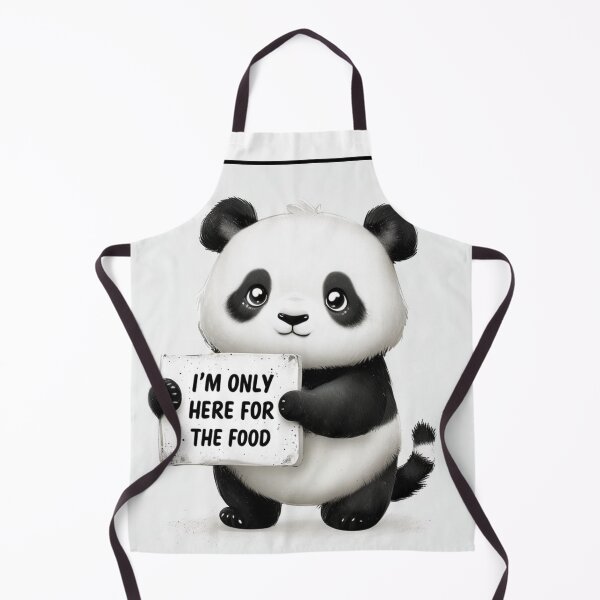 Item preview, I'm only here for the food cute panda design  designed and sold by Stefrait-7.